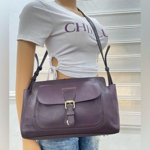 Burberry leather shoulder bag